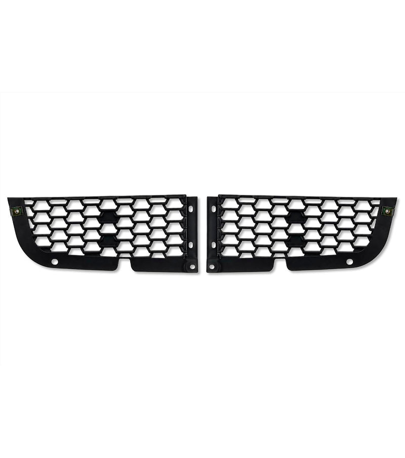 Front Bumper Upper Trim Mesh Grilles Set 2018-2024 Freightliner Cascadia