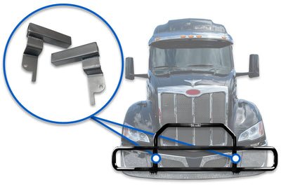 Bumper Deer Guard Brackets Mounting Hardware Set 2022+ Peterbilt 579