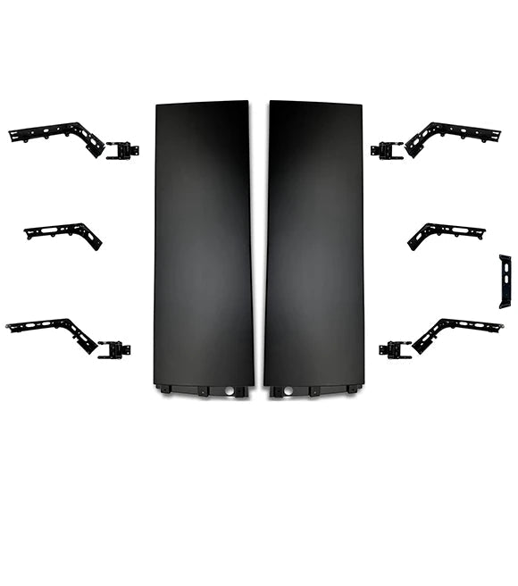 Cabin Fairings Lower Air Deflectors with Brackets Set 2025 2026 Volvo VNL New