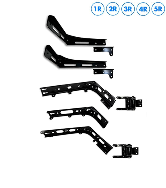 Upper & Lower Cab Fairing Support Brackets with Hinges Full Set Passenger 2025 2026 Volvo VNL New