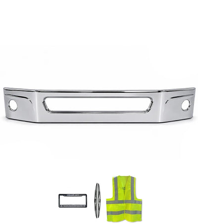 14” Front Bumper Chrome with Fog Light Holes 2021+ Kenworth T380