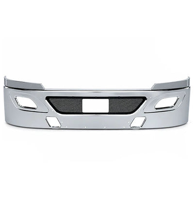 15” Chrome Front Bumper with Fog Light & Radar Holes 2017+ International LT LT625