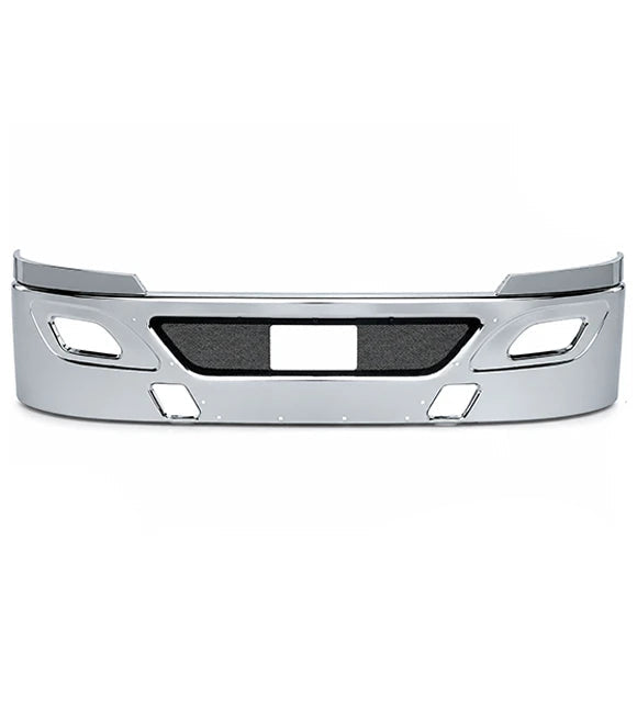 15” Chrome Front Bumper with Fog Light & Radar Holes 2017+ International LT LT625