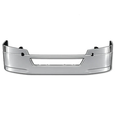 14" Front Bumper Chrome without Fog Light Holes 2018+ Freightliner Cascadia 126