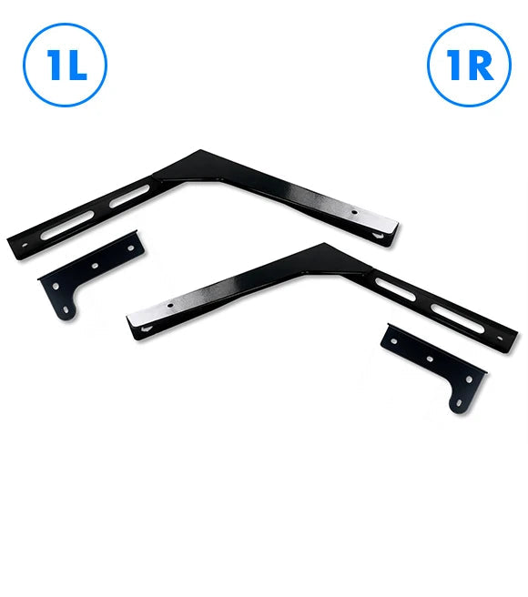 Upper Wind Cab Fairing Support Bracket Set 1R 1L 2025 2026 Volvo VNL New