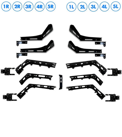 Upper & Lower Cab Fairing Support Brackets with Hinges Full Set 2025 2026 Volvo VNL New