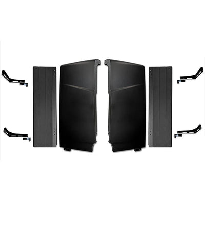 Cabin Fairing Upper Air Deflectors with Extensions and Brackets Set 2025 2026 Volvo VNL New
