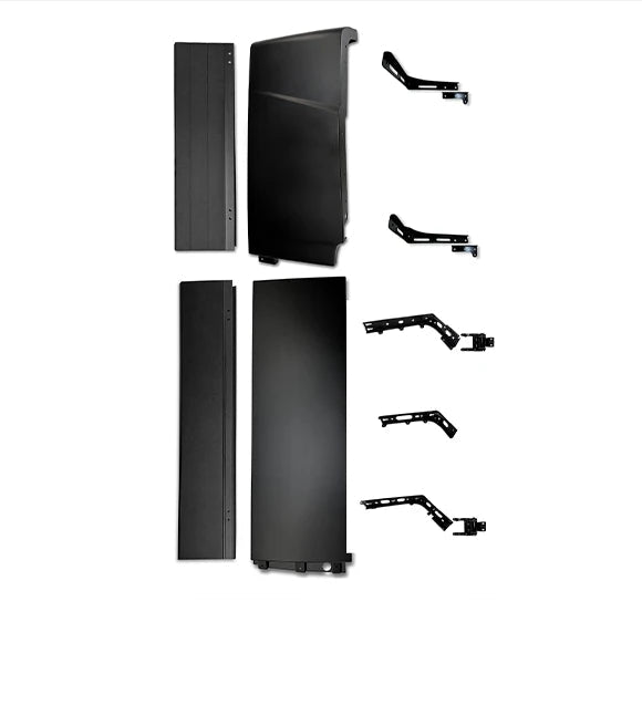 Cabin Fairing Upper & Lower Air Deflectors with Extensions & Brackets Passenger 2025 2026 Volvo VNL New