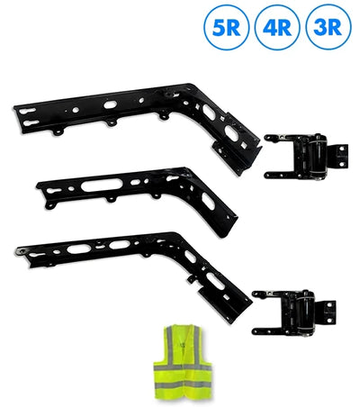 Lower Wind Cab Fairing Support Brackets Set 3R 4R 5R & Hinges Passenger 2025 2026 Volvo VNL New