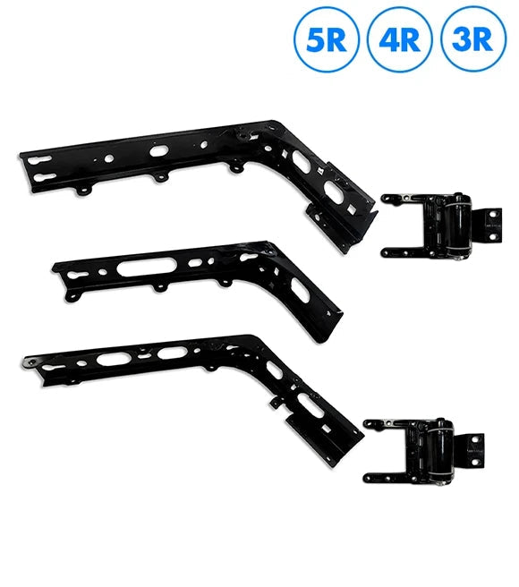 Lower Wind Cab Fairing Support Brackets Set 3R 4R 5R & Hinges Passenger 2025 2026 Volvo VNL New