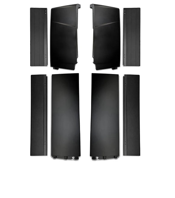 Deflectores de aire superiores e inferiores de carenado de cabina con extensiones Set 2025 2026 Volvo VNL Nuevo