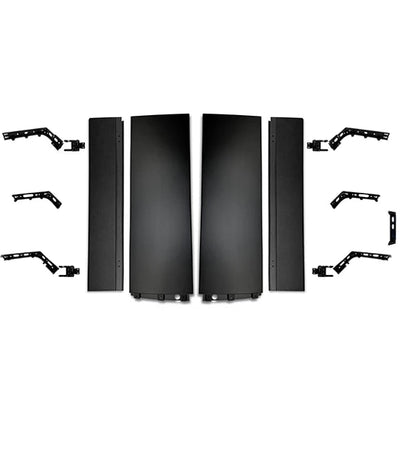 Cabin Fairing Lower Air Deflectors with Extensions and Brackets Set 2025 2026 Volvo VNL New