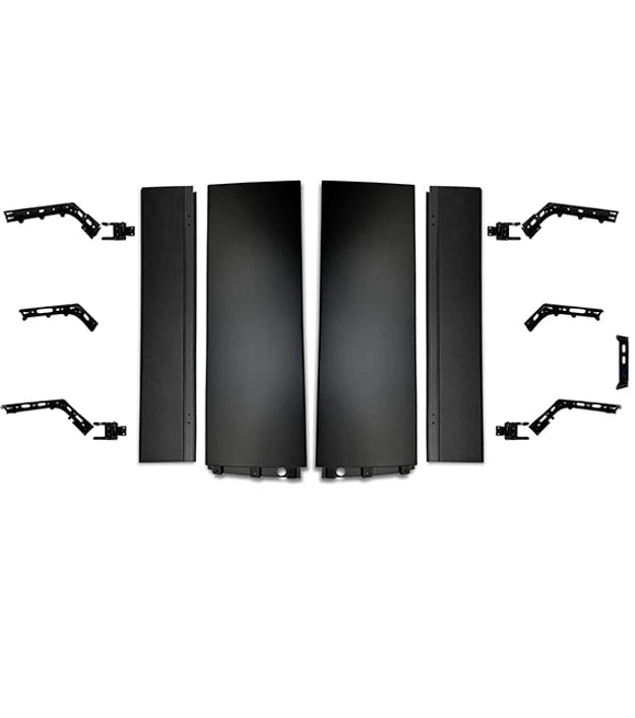 Cabin Fairing Lower Air Deflectors with Extensions and Brackets Set 2025 2026 Volvo VNL New