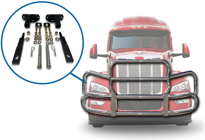 Mount Brackets Set for Herd GG-MTK-32 PK26 Front Bumper Deer Guard 2022+ Peterbilt 579