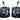 Kozak PLASTIC Bumper Corners with Bezel Pair and LED Fog Light Set - (Driver Left & Passenger Right Side) Pair For Kenworth T680 PLUS Logo, 2x 22" Windshield wipers, License Plate Frame and Vest