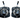 Kozak PLASTIC Bumper Corners with Bezel Pair and LED Fog Light Set - (Driver Left & Passenger Right Side) Pair For Kenworth T680 PLUS Logo, 2x 22" Windshield wipers, License Plate Frame and Vest