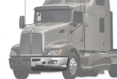 Kozak Chrome Plastic Bumper Extension Corner Left (Driver Side) for Kenworth T660 - Tacoma Parts Corporation