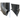 KOZAK Replacement Charge Air Cooler 20461061 for Volvo VN 1998-1999; VNL, VNM 2000-2009; FE 1989-1990 PLUS Volvo Logo with Stripe, Wipers, 2x Trailer Tail Lights, License Plate Frame, Vest