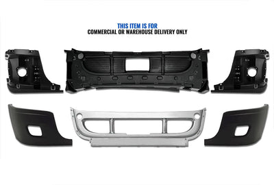 Bumper Set with Fog Light Holes 6 Pcs 2008-2017 Freightliner Cascadia 125 113