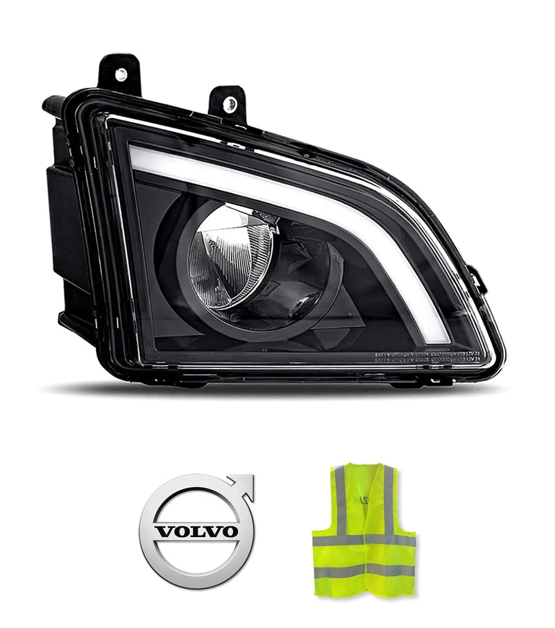 Black Housing LED Fog Light Right Volvo VNL 2018+ -