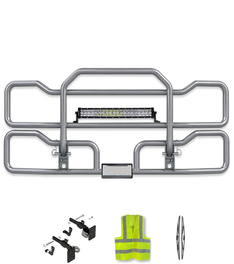 Gray Front Grille Deer Moose Bumper Guard 2012-2021 Kenworth T680
