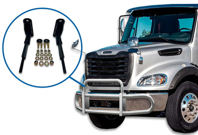 Mount Brackets Set for Herd GG-MTK-15 / FL33 / WS23 Front Bumper Deer Guard 2008-2025 Freightliner M2 112