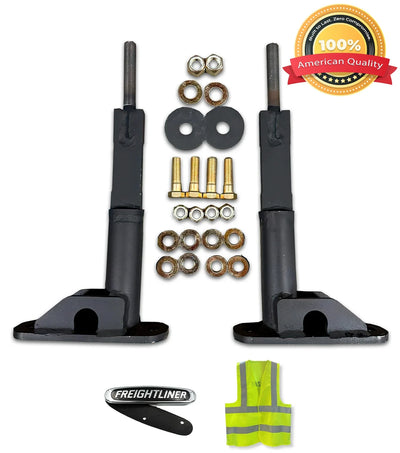 Mount Brackets Set for Herd GG-MTK-15 / FL33 / WS23 Front Bumper Deer Guard 2012-2025 Freightliner FL 114SD SBA