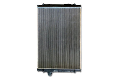 KOZAK Radiator N4020002 for Kenworth T660 2008-2011, W900 2008-2015, T880 2014 Truck (WITHOUT Frame & WITHOUT Oil Cooler) PLUS Logo, Wipers, License Plate Frame, 2x Trailer Tail Lights and Vest