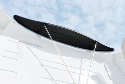 Deflector de Viento de Techo, Extensor de Cabina, Negro 2018-2024 Volvo VNL