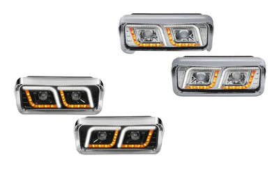 Kenworth T600 Semi Truck LED DRL Headlights