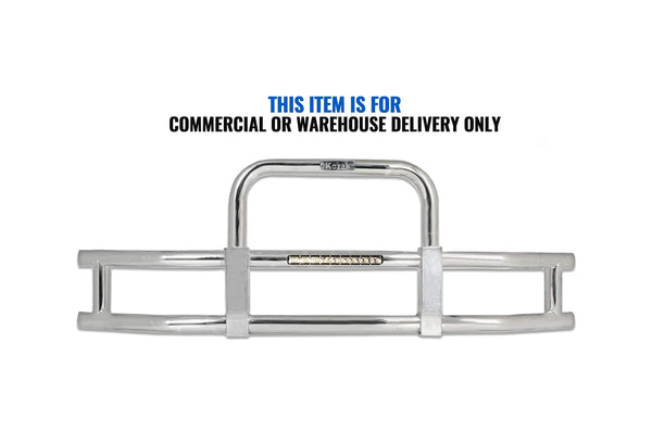 Grille Guard with Built-in 16'' LED Bar Chrome 2008-2017 Freightliner Cascadia 125 113