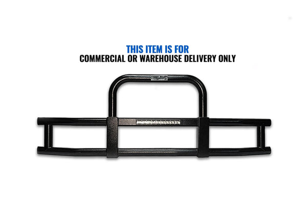 Grille Guard Black with Built in 16'' LED Bar Peterbilt 386