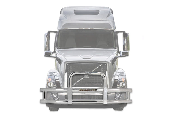 Grille Bumper Guard Chrome with Built-in 16" 2004-2017 Volvo VNL