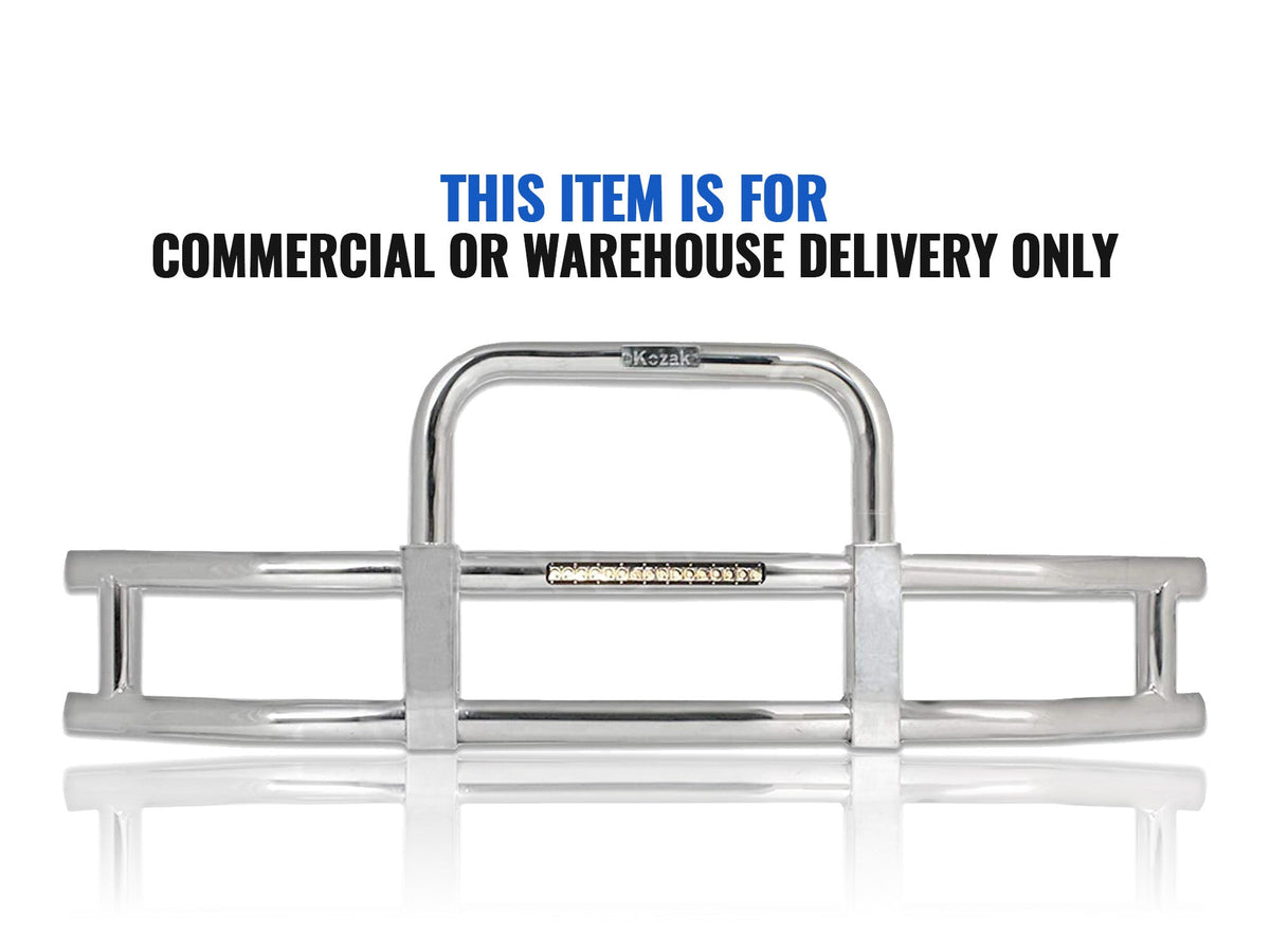 Grille Bumper Guard Chrome with Built-in 16" 2004-2017 Volvo VNL
