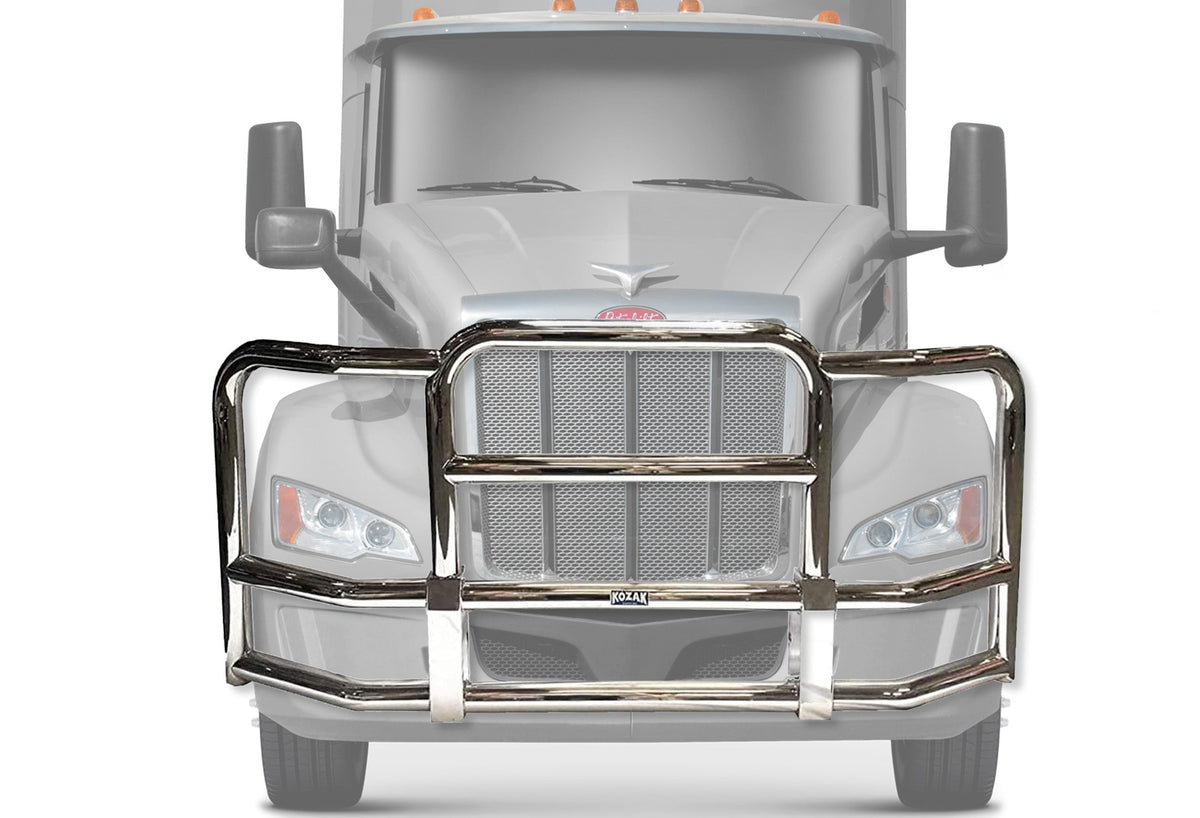 Full Front Grille Bumper Guard 2022+ Peterbilt 579 No Fog