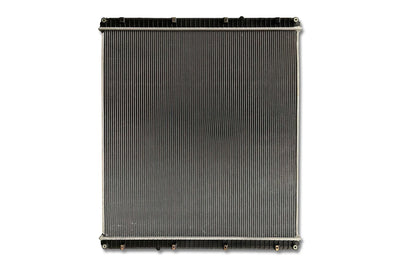 KOZAK Radiator (3s0580790003) for Freightliner Cascadia, M2-112 2008-2013, M2-106 2008-2012, FLD SD 2008-2009, 114SD 2012-2014 PLUS Logo, Wipers, License Plate Frame, 2x Trailer Tail Lights and Vest