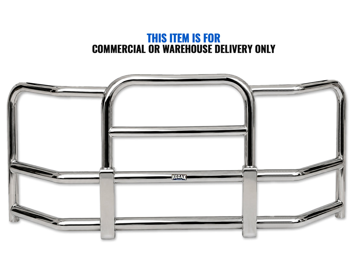 Full Front Grille Bumper Guard 90" x 36" 2022+ Peterbilt 579 No Fog