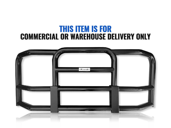 Full Front Grille Guard Black 2012-2021 Kenworth T680