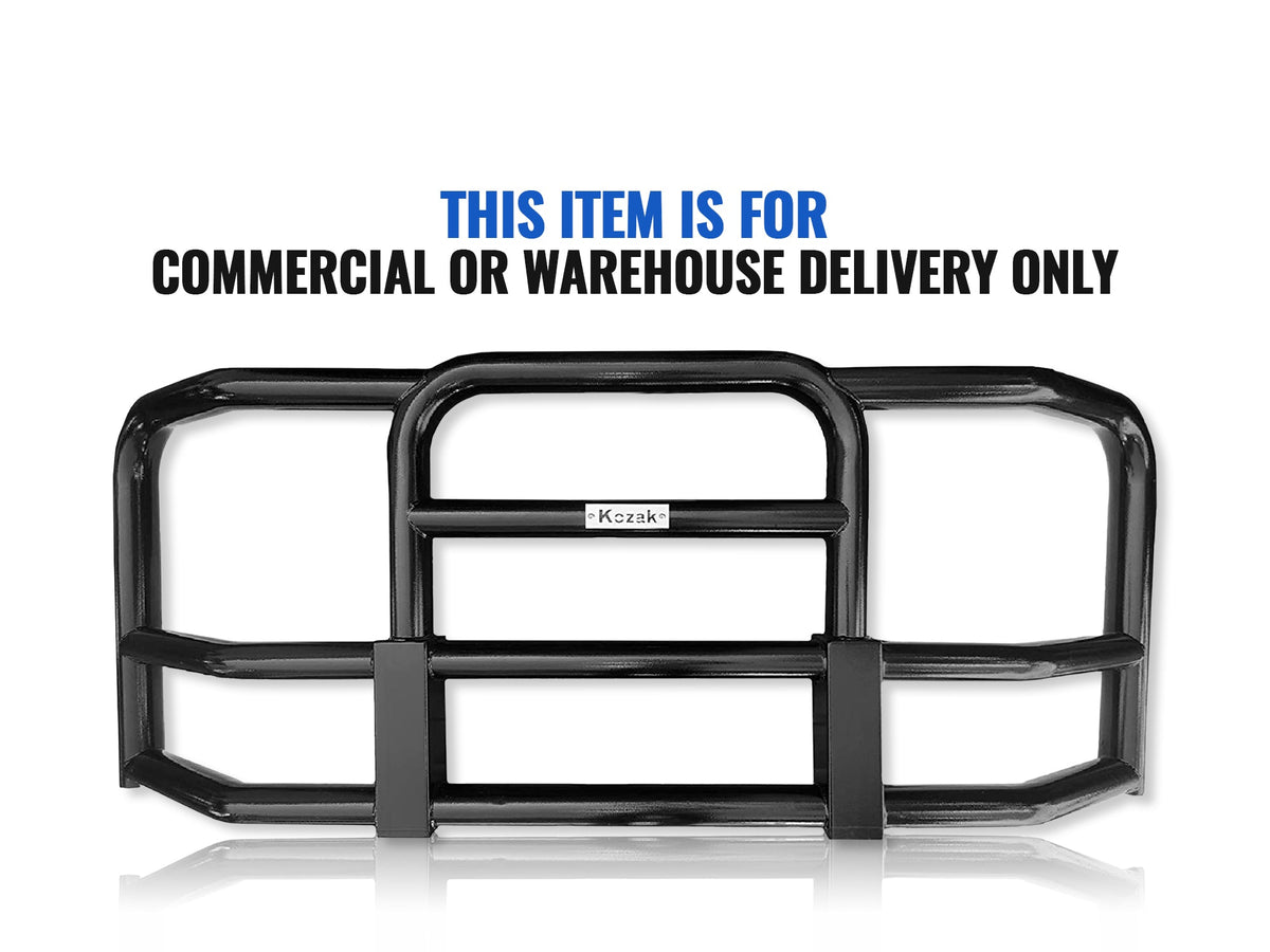 Grille Guard Large Black Peterbilt 587