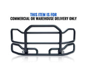 Front Grille Guard Large Black 2022+ Kenworth T680 No Fog