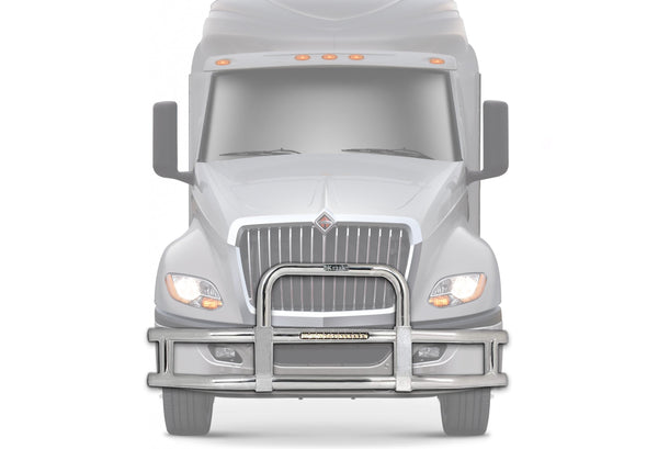 Grille Guard with Built in 16'' LED Bar Chrome International LT625 Prostar