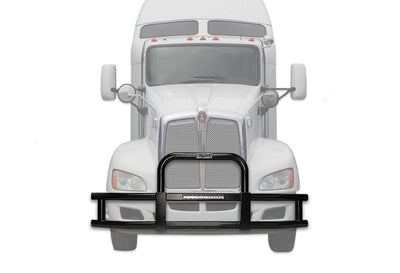 Grille Bumper Guard Black with Built-in 16" Kenworth T660