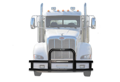 Grille Guard Black with Built in 16'' LED Bar Peterbilt 386