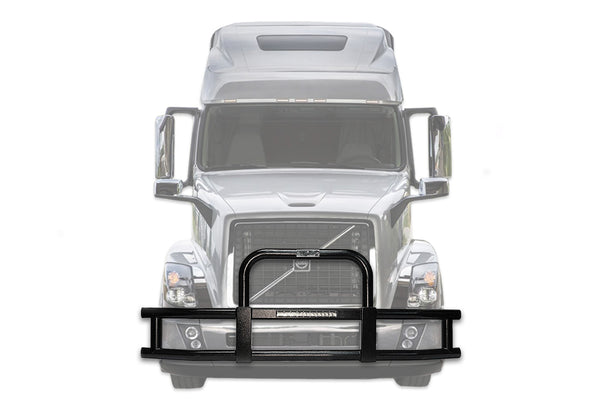 Grille Bumper Guard Black with Built-in 16" 2004-2017 Volvo VNL