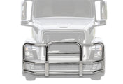 Full Front Grille Guard 90" x 36" Chrome 2004-2017 Volvo VNL