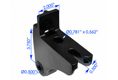 Bracket Hood Hinge Pivot Driver 2013-2021 Kenworth T680