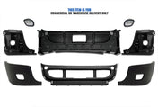 Bumper Set with Fog Light Holes 6 Pcs Includes 2 Pcs Fog Light 2008-2017 Freightliner Cascadia 125 113