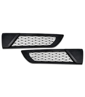 Long Air Intake Bezel Assembly w/Black Covers Set 2025 2026 Freightliner Cascadia