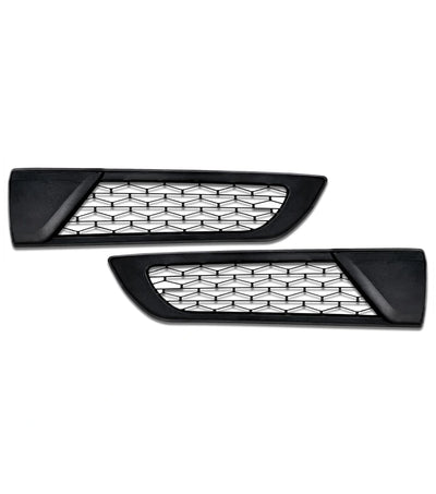Long Air Intake Bezel Assembly w/Black Covers Set 2025 2026 Freightliner Cascadia
