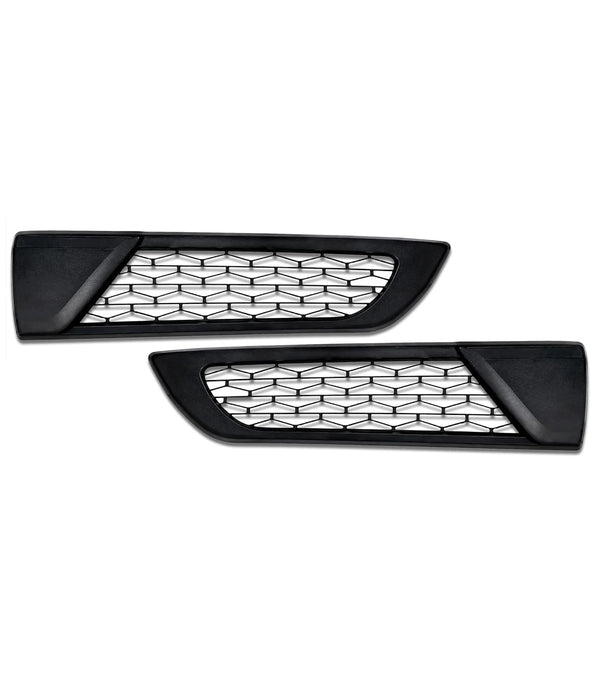 Long Air Intake Bezel Assembly w/Black Covers Set 2025 2026 Freightliner Cascadia